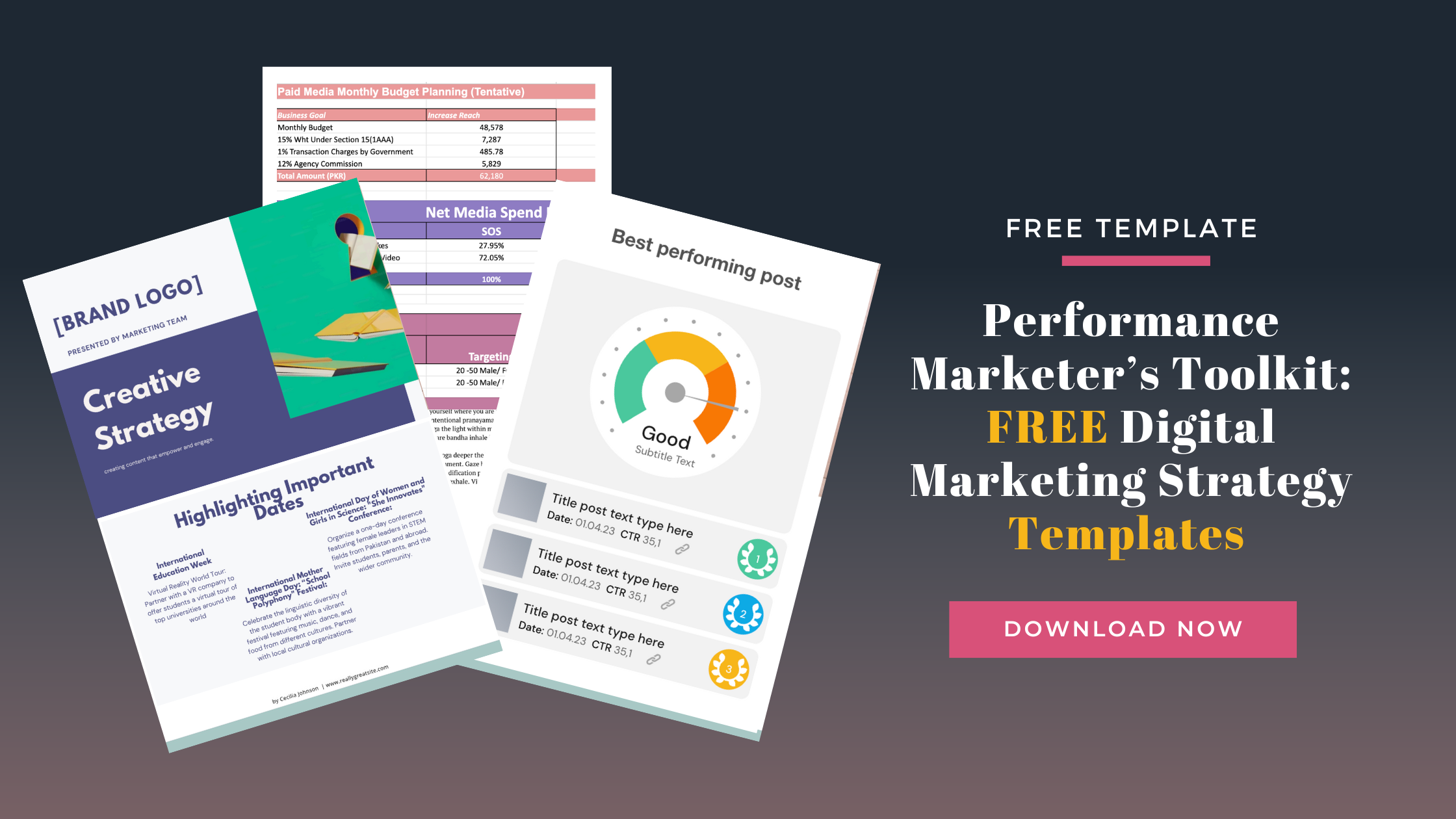 Winning the Marketing Stage: Your Easy Guide to Media Buying Reporting Templates. Make it super easy with the FREE Template!! 🔥